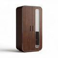 Armoire en bois brun avec miroir dimensions 80 x 40 x 180 cm